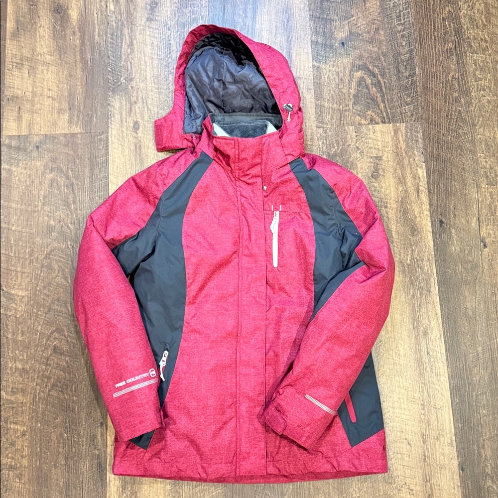 Free Country Radiance Coat Women’s Small Color Pinky‎ Red 3 n 1
